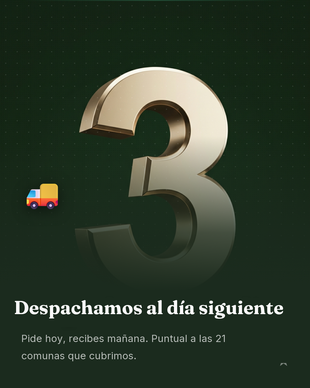 Despachamos al día siguiente