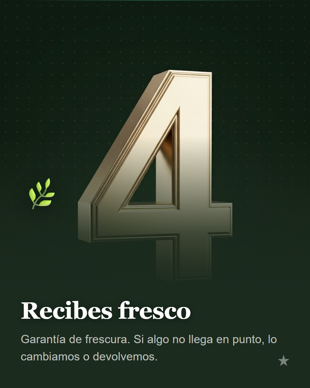 Recibes fresco